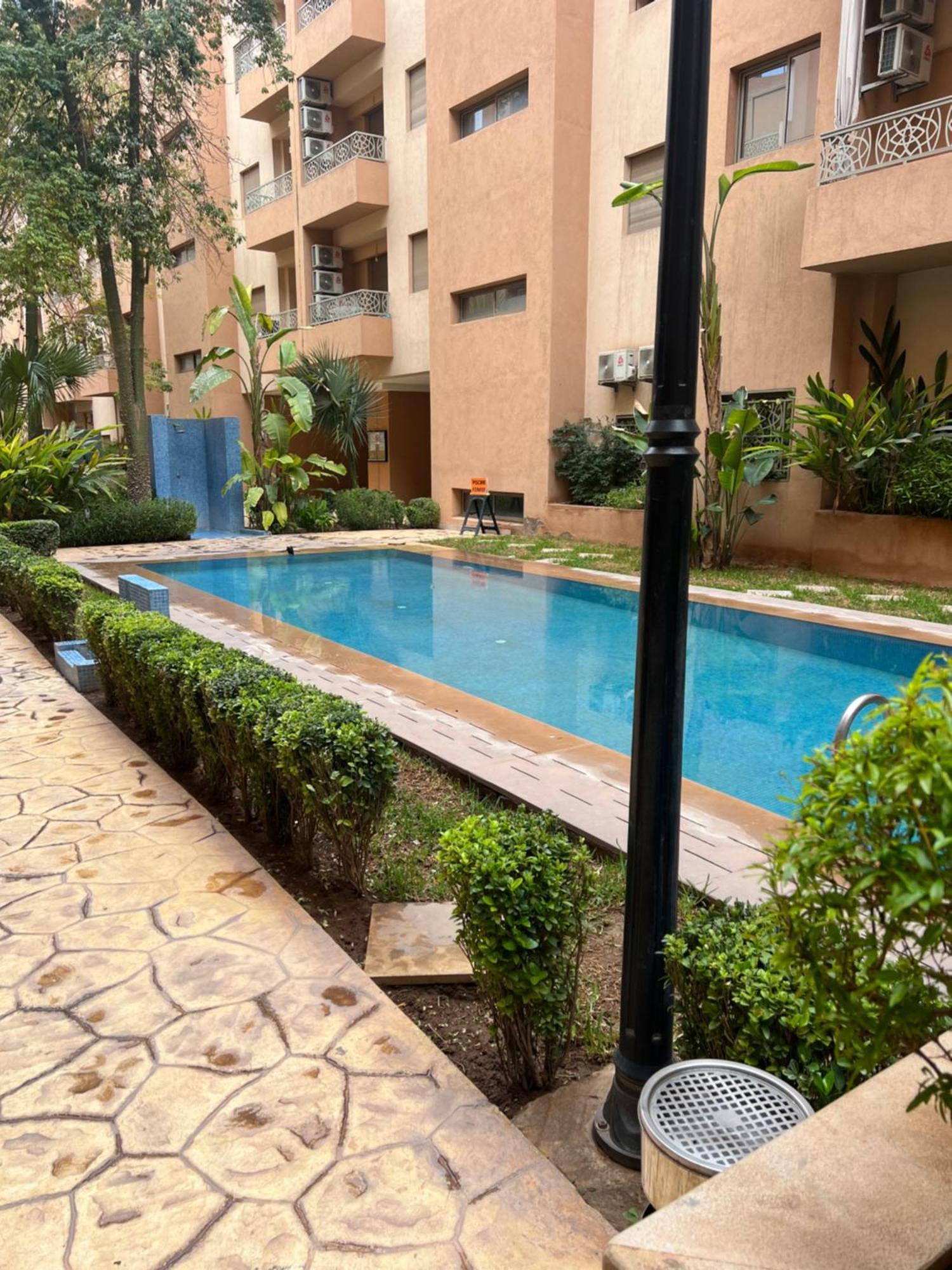 Appartement Safran Avec Piscine Marrákes Kültér fotó